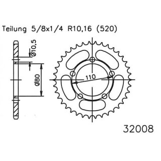 ESJOT Kettenrad, 39 Zähne