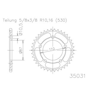 ESJOT Kettenrad, 47 Zähne