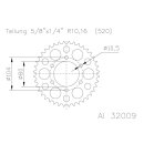 ESJOT Kettenrad 43 Zähne Alu 520er Teilung (5/8x1/4)...