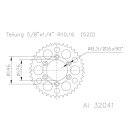 ESJOT Kettenrad 49 Zähne Alu 520er Teilung (5/8x1/4) Stahl,