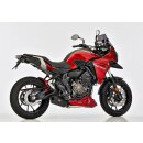 SHARK DSX-10 Auspuff YAMAHA MT-07 2017 bis 2020 schwarz-matt