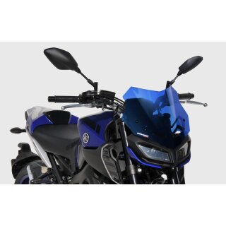 Naked-Bike-Scheibe YAMAHA MT-09 / SP 2017 bis 2020 schwarz getönt (durchsichtig)