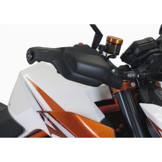 BODYSTYLE Handprotektoren KTM 1290 Super Duke R 2015 bis 2016 schwarz-matt