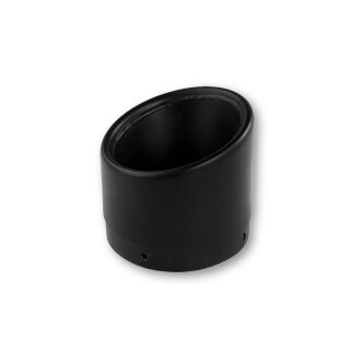 IXIL Endkappe Slashed, schwarz, für Dämpfer mit D=88mm Edelstahl, schwarz