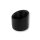 IXIL Endkappe Slashed, schwarz, für Dämpfer mit D=88mm Edelstahl, schwarz