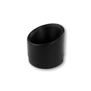 IXIL Endkappe Slashed, schwarz, für Dämpfer mit D=112mm Edelstahl, schwarz