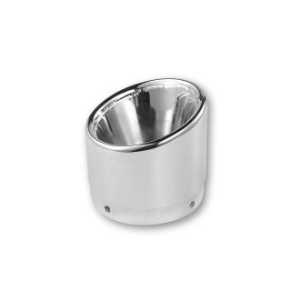 IXIL Endkappe Slashed, chrom, für Dämpfer mit D=112mm Edelstahl, chrom