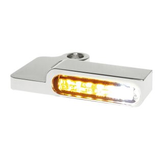 LED Armaturen Blinker-Positionslicht-Kombination SPORTSTER Modelle -13 silber
