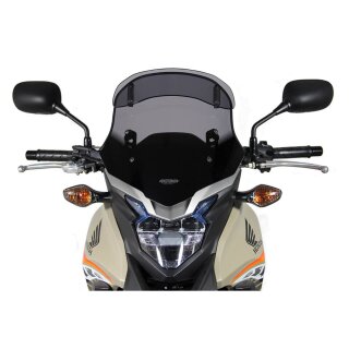 MRA Vario Touringscheibe VT, CB 500 X /XA, -/2016-, rauchgrau PMMA, rauchgrau