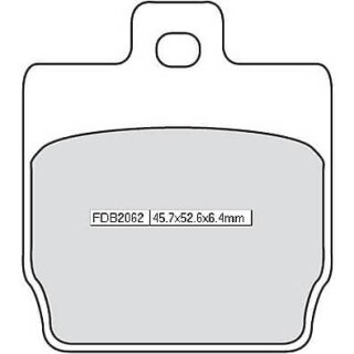 FERODO Bremsbelag FDB 2062 EF organisch,