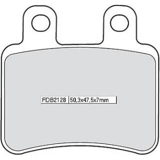 FERODO Bremsbelag FDB 2128 EF organisch,