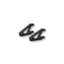 HIGHSIDER CNC Alu Lampenhalter XS, schwarz eloxiert, Paar Aluminium, schwarz