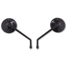 HIGHSIDER CLASSIC Spiegel, schwarz perlgestrahlt
