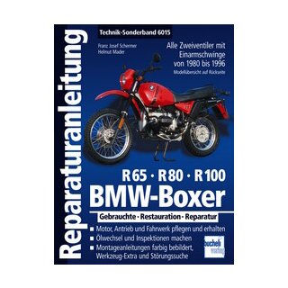 Motorbuch Reparatur-Anleitung BMW Boxer R65, R80, R100 Monolever