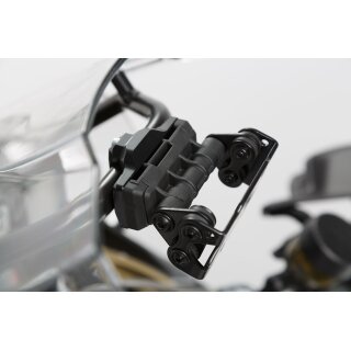 Navi-Halter an Rohr Ø 13/16 mm Schwarz.