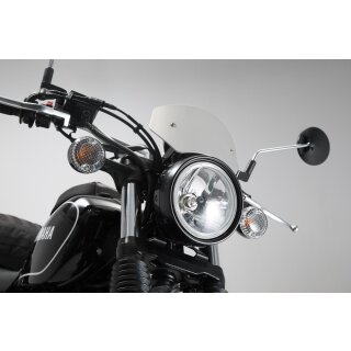 Windschild Silbern Yamaha SCR 950 (16-)