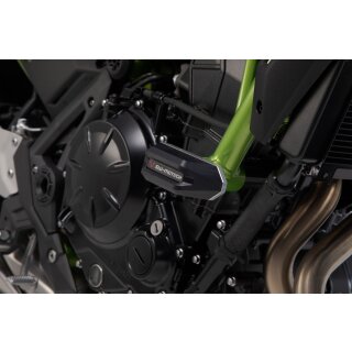Sturzpad-Kit Schwarz. Kawasaki Z650 (16-).