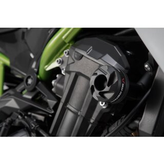 Sturzpad-Kit Schwarz. Kawasaki Z900 (16-).