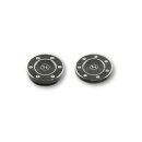 HIGHSIDER Abdeckkappen Set, für BMW RnineT CNC FRAME CAP Set B Aluminium, schwarz