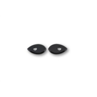 SHIN YO Alu Montageplatten INDY SPACER für HONDA, Set Aluminium, schwarz