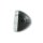 SHIN YO 6 1/2 Zoll Hauptscheinwerfer mit Chromring, schwarz glänzend