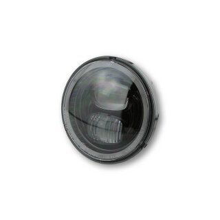 HIGHSIDER LED Hauptscheinwerfereinsatz TYP 7 mit Standlichtring, rund, schwarz, 5 3/4 Zoll , schwarz