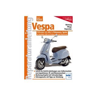 Motorbuch Rep.-Anleitung Vespa 125ccm, LX, LVX,S, Primavera, Sprint Modelle 2005- ,