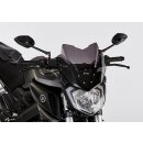 Naked-Bike-Scheibe KAWASAKI Z650 2017 bis 2019 schwarz getönt (durchsichtig)