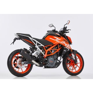 SHARK DSX-10 Auspuff KTM 125 Duke 2017 bis 2020 schwarz-matt