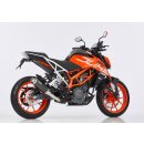 HURRIC Supersport Auspuff KTM 250 Duke 2017 bis 2020