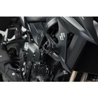 Sturzpad-Kit Schwarz Yamaha MT-03 16- /Suzuki GSX-S 750 17-