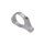 LSL Standrohrschelle 41mm,lang Aluminium Aluminium, silber
