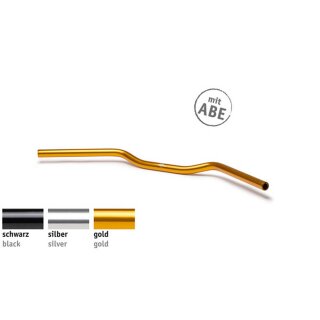 LSL Alu-Lenker CLUBMAN® Speed Bar AS1, 7/8 Zoll, schwarz Aluminium, schwarz