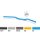 LSL X-Bar Alu-Lenker Superbike Flat XN1, 1 1/8 Zoll, schwarz Aluminium, schwarz perlgestrahlt