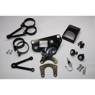 LSL Lampenhalter Street Triple 675 -12 Aluminium, silber