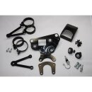 LSL Lampenhalter Street Triple 675 -12 Aluminium, silber