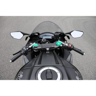 LSL Offset-High Kit SUZUKI GSX-R 1000, 17- Aluminium, silber