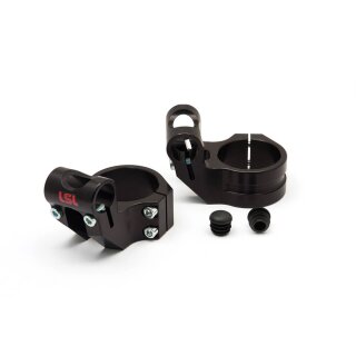 LSL Sport-Match Offset-High Schellen, Ø 41 mm Aluminium, schwarz