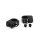 LSL Sport-Match Schellen, Ø 38 mm Aluminium, schwarz