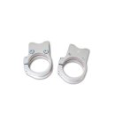 LSL Sport-Match Schellen, Ø 55 mm Aluminium, silber