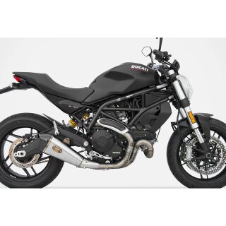 ZARD Edelstahl-Endtopf Basso Ducati Monster 797 17- (Euro4)