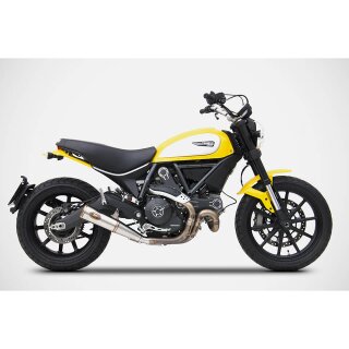 ZARD Edelstahl-Endtopf Zuma Ducati Scrambler 800 17- (Euro4)