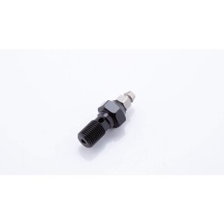 LSL Alu-Hohlschraube M10x1.00, schwarz, mit Entlüfternippel Aluminium, schwarz