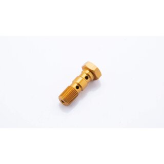 LSL Alu-Doppelhohlschraube M10x1.00, gold Aluminium, gold