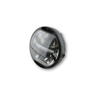 KOSO LED Hauptscheinwerfer THUNDERBOLT mit Standlicht, schwarz Aluminium,