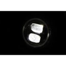 HIGHSIDER 5 3/4 Zoll LED-Scheinwerfer PECOS TYP 7 mit Standlichtring, sw matt, seitl. Befest. Stahl, schwarz