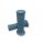 - Kein Hersteller - Custom Diamond Style Lenkergriffe 1 Zoll blau Paar