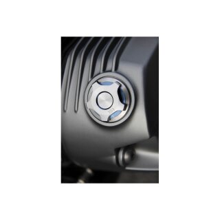 LSL Öleinfüllstopfen M34x1,5, BMW RnineT/GS Aluminium, silber