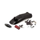 LSL Set Halter hinten, BMW R 100 R 91-96 Aluminium, silber