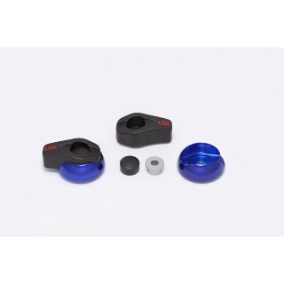 LSL Crash-Pads, blau-lasiert Aluminium, blau